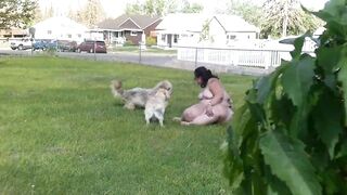 Baby girl outside - 13 image