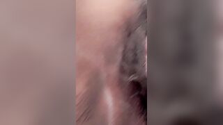 Putting on my panty see my hairy mature pussy from bottom up - 3 image