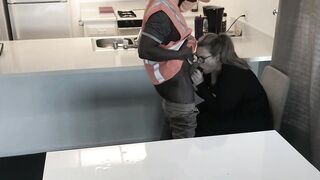 Horny Housewife Cheats With Black Construction Worker - 5 image