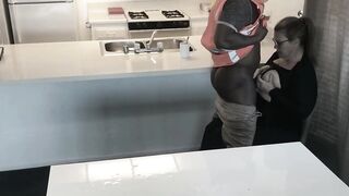 Horny Housewife Cheats With Black Construction Worker - 7 image