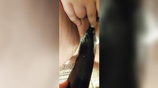 Slut takes toys fist and cock - 14 image