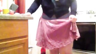 Chubby Slut Wetting Herself and Cumming - 10 image