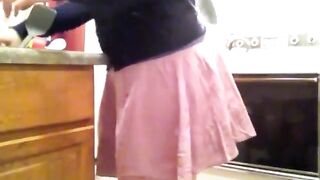 Chubby Slut Wetting Herself and Cumming - 2 image