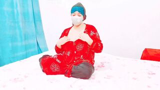 Big Tits Arab Chubby Show Boobs and Pussy - 1 image