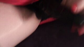 Are You A Cock Sucking Sissy? BBW Mistress Smoking Strapon - 6 image