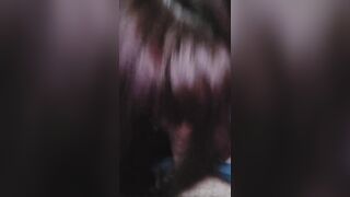 Sucking my baby daddy's cock before he cums on my tits - 10 image