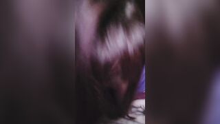 Sucking my baby daddy's cock before he cums on my tits - 11 image