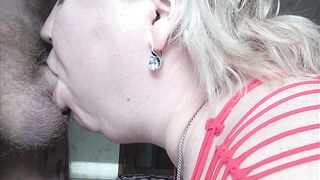 cum on mother-in-law's tongue #5