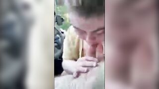 Giving head in car - 4 image