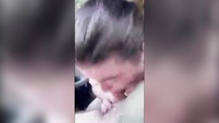 Giving head in car - 7 image