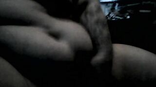 masturbating with thick black vib - 2 image