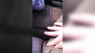 Rubbing my pussy through my leggings - 13 image