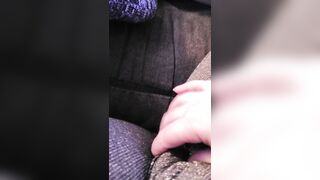 Rubbing my pussy through my leggings - 7 image