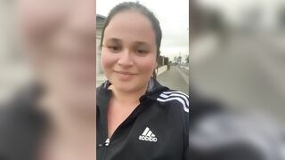 Flashing My Big Titties in my White Neighborhood - 14 image