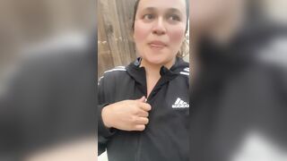 Flashing My Big Titties in my White Neighborhood - 8 image