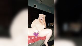 Teddy bear hoodie tease - 4 image