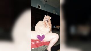 Teddy bear hoodie tease - 8 image