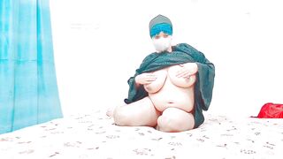 muslim niqab babe girl showing boobs and pussy - 7 image