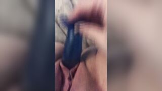 fucking my pussy with my dildo - 4 image