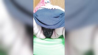SSBBW Cortigian: Obese mom shows big belly and masturbates till wet orgasm - 2 image