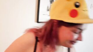 spontaneous blowjob from an Austrian teen with pikachu cap - 13 image
