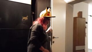 spontaneous blowjob from an Austrian teen with pikachu cap - 2 image