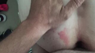 Short blonde bbw fills all her holes - 11 image