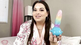 Horny BBW MILF Tests Out New Fantasy Dildo by Velvet Alley - Sydney Screams - 12 image