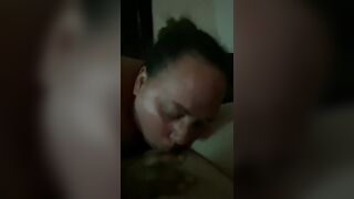BBW Sucks Me Off Until I Cum In Her Mouth - 2 image