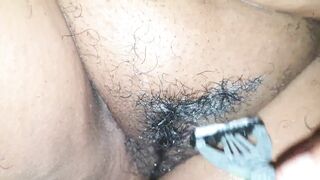 Shaving my fat pussy - 6 image