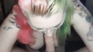 Cumming on her face while I watch my own porn - 11 image