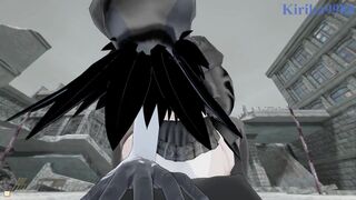2B and A2 have deep sex in the city. - Nier: Automata POV Hentai - 9 image