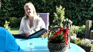 He's a womanizer. Cum on my MILF nylonfeet. - 2 image