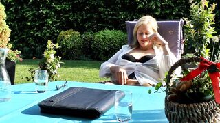 He's a womanizer. Cum on my MILF nylonfeet. - 6 image