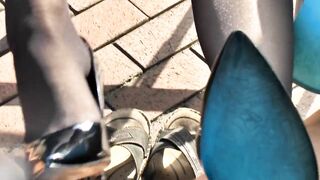 He's a womanizer. Cum on my MILF nylonfeet. - 9 image