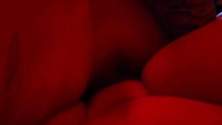 stepsis "rosie" fucks stepbro "krolla" under red lights after parents leave - 11 image