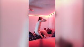 stepsis "rosie" fucks stepbro "krolla" under red lights after parents leave - 5 image