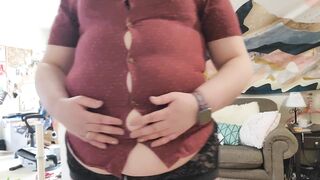 BBW INFLATES AND BUSTS OPEN SHIRT - 12 image