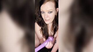Big Ass Curvy Goth Fucks herself/Dirty Talk - 10 image