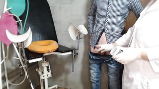 MILF nurse fingering my big cock - 4 image