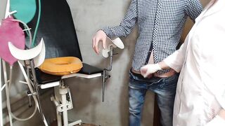 MILF nurse fingering my big cock - 6 image