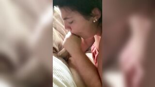 Bbw tinder slut slurps on big dick - 10 image