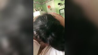 Bbw tinder slut slurps on big dick - 5 image