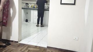 Cuckold fucking my best friend's wife while she is in the kitchen What a good woman she has - 13 image