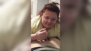 Cumming Down Nerdy Girls Throat - 5 image