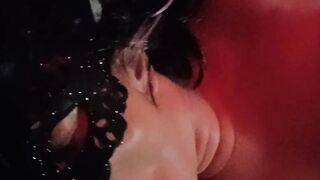 Pussy play with spreader bar, pt1