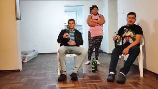 I go to my best friend's house to watch the game and I end up fucking his wife while he is with us - 3 image