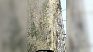 Betsy's first Public car masturbation - 1 image