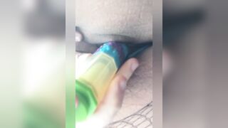 Betsy's first Public car masturbation - 9 image