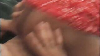 Black babe enjoys her tight cunt banged hard in the bedroom - 11 image